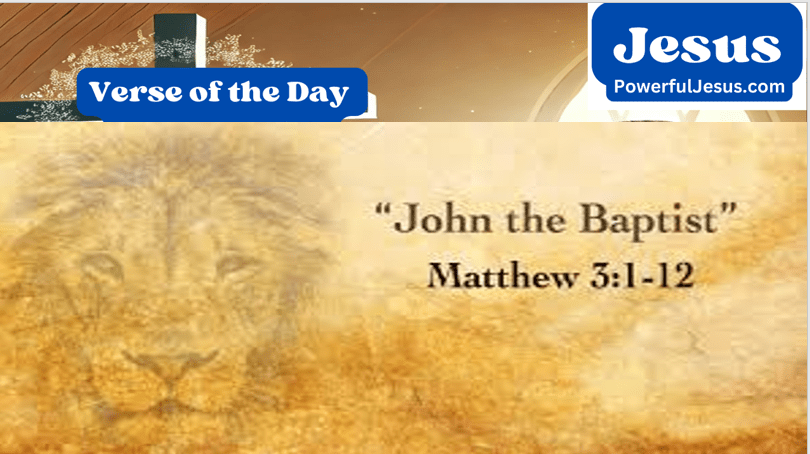 Verse of the Day — Matthew 3 [Meaning & 5 Takeaways]